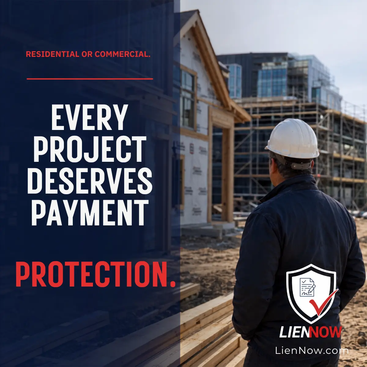 LienNow visual reading Every project deserves payment protection